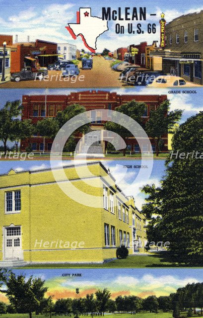 McLean, Texas, USA, 1945. Artist: Unknown