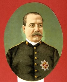 Manuel Cassola (1838-1890) Spanish military, lithography.