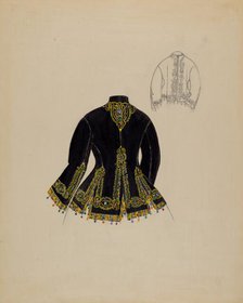 Dressing Sacque, 1935/1942. Creator: Mae Szilvasy.