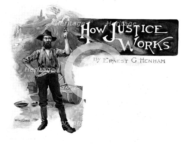 How Justice Works, 1898. Creator: Unknown.