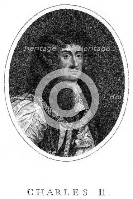 Charles II, King of England, Scotland and Ireland, (19th century). Artist: Unknown