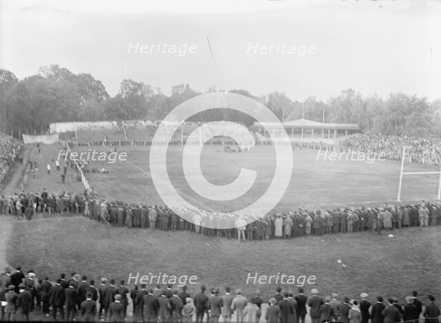 Football - Georgetown-Carlisle Game; Glenn Warner, 1912. Creator: Harris & Ewing.