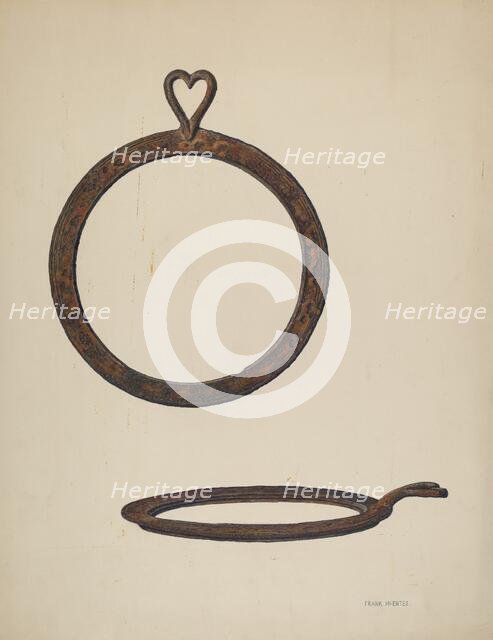 Kettle Ring, c. 1938. Creator: Frank McEntee.