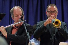 Bart Platteau and E Hammes, Watermill Jazz Club, Dorking, Surrey, 2015. Artist: Brian O'Connor.