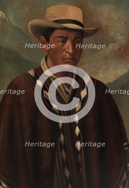 Quechua Indian, ca. 1890-1892. Creator: Unknown.