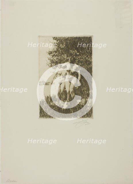 Alder, 1917. Creator: Anders Leonard Zorn.