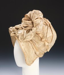 Bonnet, American, 1810. Creator: Unknown.