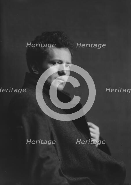 Portrait photograph of Arnold Genthe, between 1896 and 1942. Creator: Arnold Genthe.