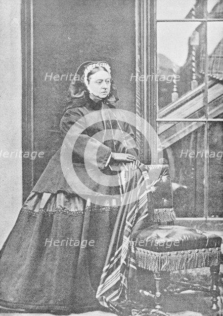 Queen Victoria soon after the death of the Prince Consort, c1861. Artist: Unknown