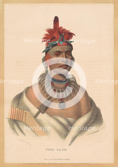 Chon-Ca-Pe, 1837. Creator: Albert Newsam.