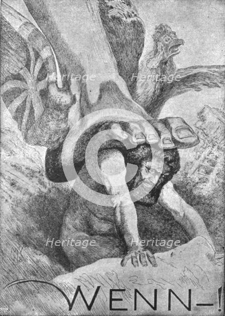 'Les Heures d'Angoisse; "Wenn!": composition desesperee publiee par l'Illustrirte..., 1918. Creator: Unknown.