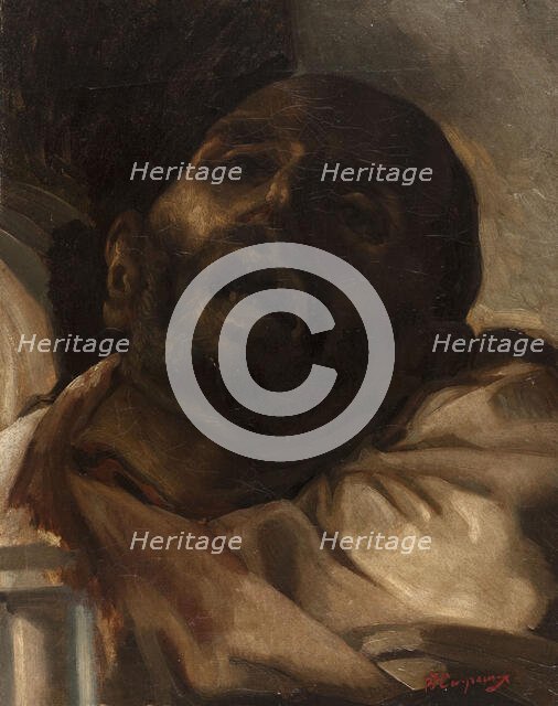 Tête de supplicié, c.1810. Creator: Jean-Baptiste Carpeaux.