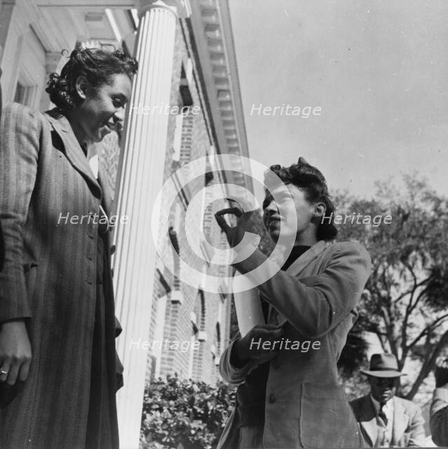 Bethune-Cookman College, Daytona Beach, Florida, 1943. Creator: Gordon Parks.