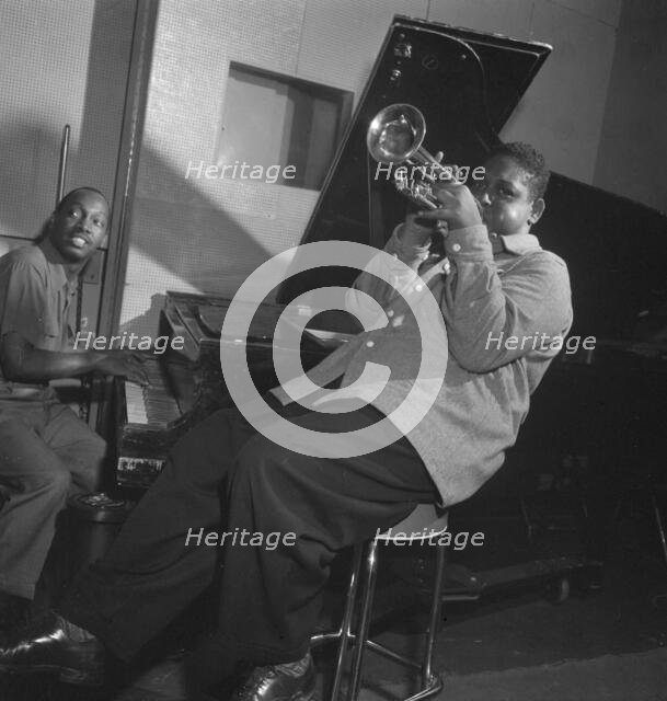 Portrait of Fats Navarro and Tadd Dameron, New York, N.Y., 1946. Creator: William Paul Gottlieb.