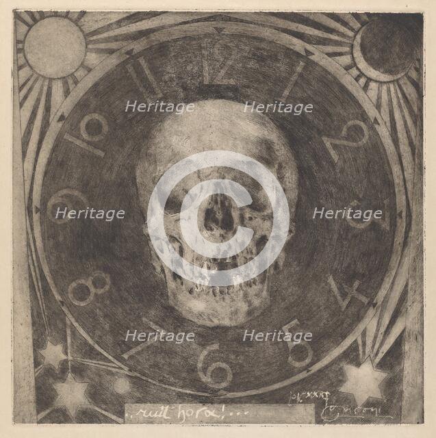 Ruit Hora (Fleeting Time), 1893. Creator: Luigi Conconi.