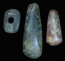 Neolithic stone tools, 31st century BC. Artist: Unknown