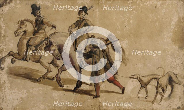 Riding Party, early 17th century. Creator: Unknown.