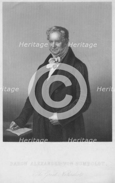 'Baron Alexander Von Humboldt, The Great Naturalist', 1850s. Creator: Daniel John Pound.
