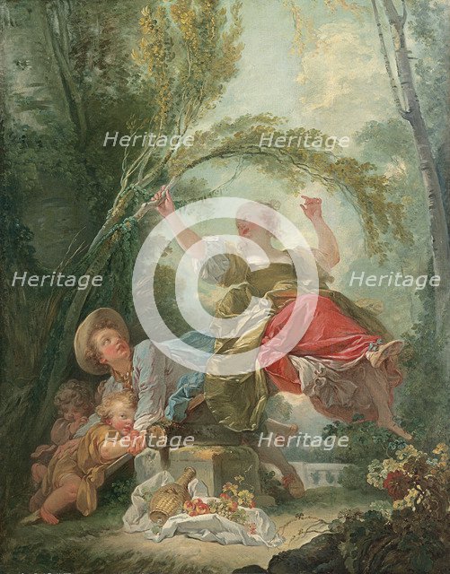 The Seesaw. Artist: Fragonard, Jean Honoré (1732-1806)