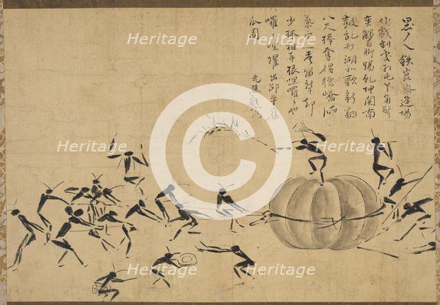 Festival of Insects, 1600s-1800s. Creator: Motsurin J?t? (Japanese, d. 1492).