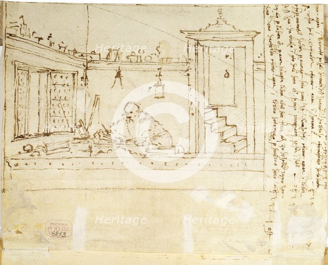 'A Philosopher with a Pen in his Hand', 1502-1505. Artist: Vittore Carpaccio