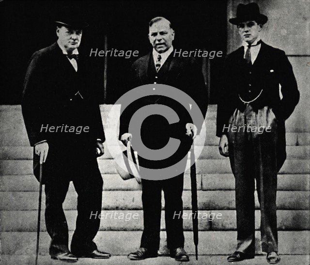 'With the Prime Minister of Canada', 1929, (1945). Creator: Unknown.