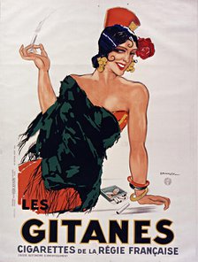 Cigarettes Gitanes, 1931. Creator: Dransy, Jules Isnard (1883-1945).