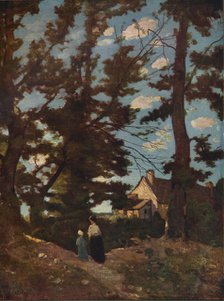 'A Landscape', c1915. Artist: Henri-Joseph Harpignies.