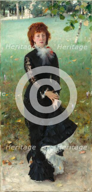 Marie Buloz Pailleron (Madame Édouard Pailleron), 1879. Creator: John Singer Sargent.