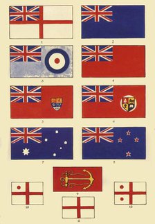 'Some Ensigns of Britain and the Commonwealth', c1948. Creator: Unknown.
