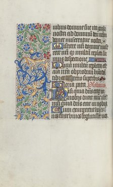 Book of Hours (Use of Rouen): fol. 70v, c. 1470. Creator: Master of the Geneva Latini (French, active Rouen, 1460-80).