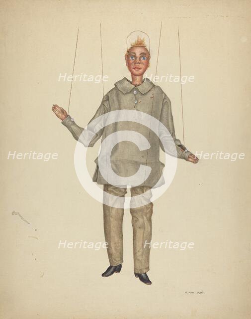 Marionette, 1935/1942. Creator: Vera Van Voris.