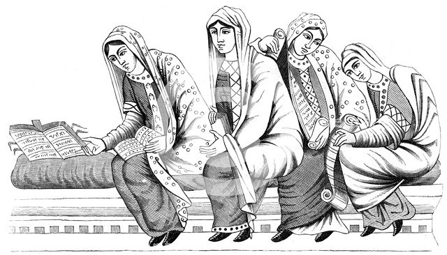 Nobelwomen, 9th century (1849). Artist: Unknown