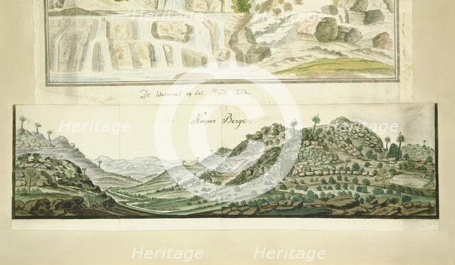 The Koperberge, near the contemporary Springbok, in little Namaqualand, 1779-1780. Creators: Robert Jacob Gordon, Johannes Schumacher.