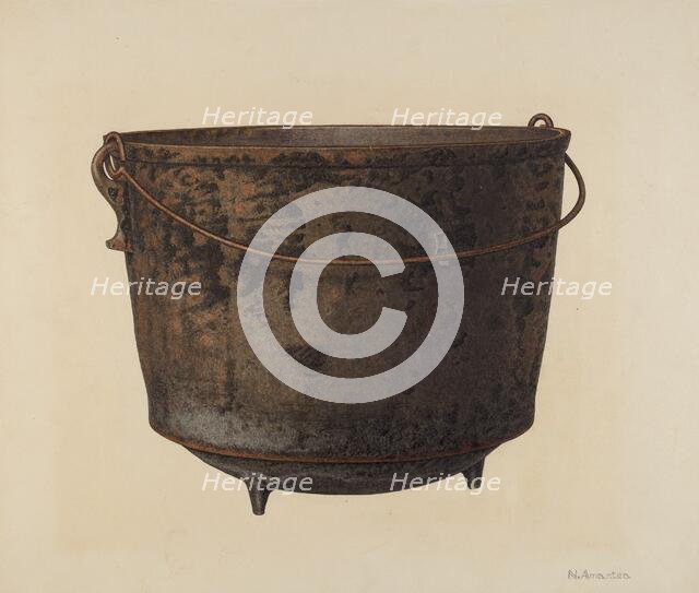 Kettle, c. 1940. Creator: Nicholas Amantea.
