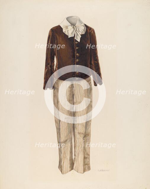 Boy's Suit, 1935/1942. Creator: Ruggiero Pierotti.