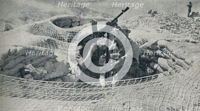 'Anzacs on Guard in Egypt', 1940, (1940). Artist: Unknown.