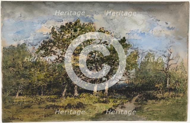 Landscape, c. 1860. Creator: Narcisse Diaz de la Peña (French, 1807-1876).