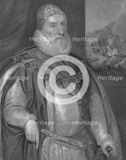 'Charles Howard, First Earl of Nottingham', (early-mid 19th century).  Creator: H Robinson.