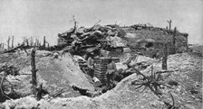 'Sur le massif de Moronvilliers; Sur le Teton: blockhaus en ciment armé', 1917. Creator: Unknown.