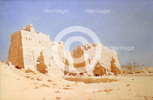 'Karnak', 1897-1930. Artist: Augustus Osborne Lamplough