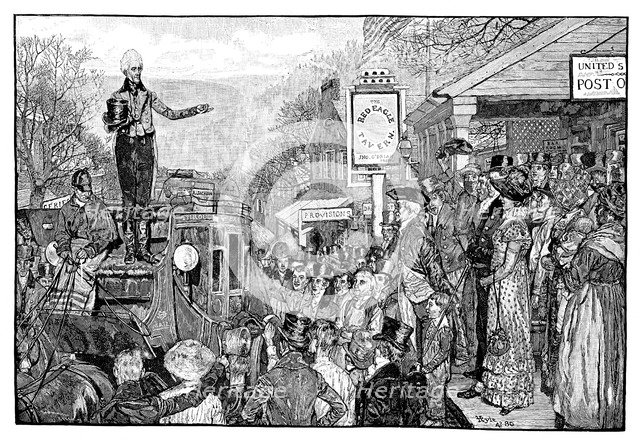 Andrew Jackson (1767-1845), 7th president of the USA, Washington, USA, 1828, (1881). Artist: Unknown