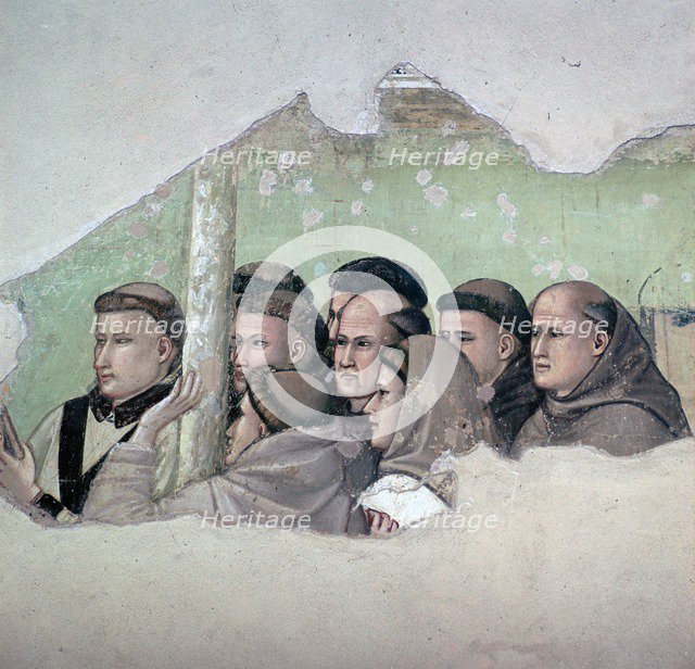 Fragment of a series on the life of St Francis, 12th century. Artist: Unknown