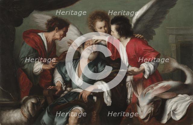The Healing of Tobit, c. 1625. Creator: Bernardo Strozzi (Italian, 1581?-1644).