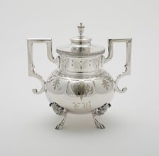 Sugar Basin, part of Tea and Coffee Set, 1878. Creator: Rogers Smith and Company.