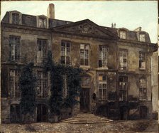 Hotel Le Brun, rue du Cardinal-Lemoine, c1898. Creator: Leon Cugnet.