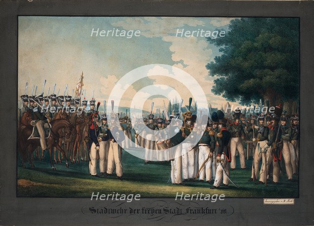 Civic Guards of Free City of Frankfurt. Artist: Anonymous 