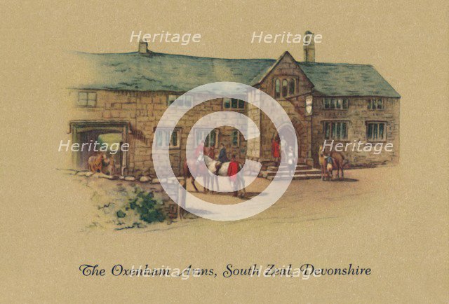 'The Oxenham Arms, South Zeal, Devonshire', 1939. Artist: Unknown.