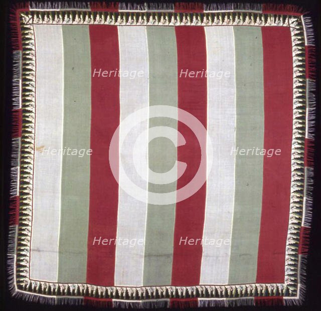 Square Shawl (Turnover), Russia, c. 1830. Creator: Unknown.