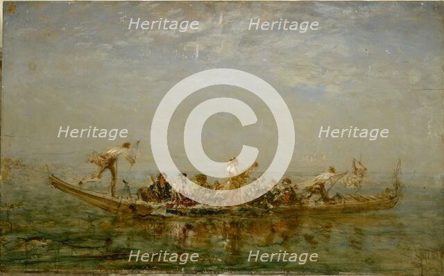 Le caïque, between 1880 and 1890. Creator: Felix Francois Georges Philibert Ziem.